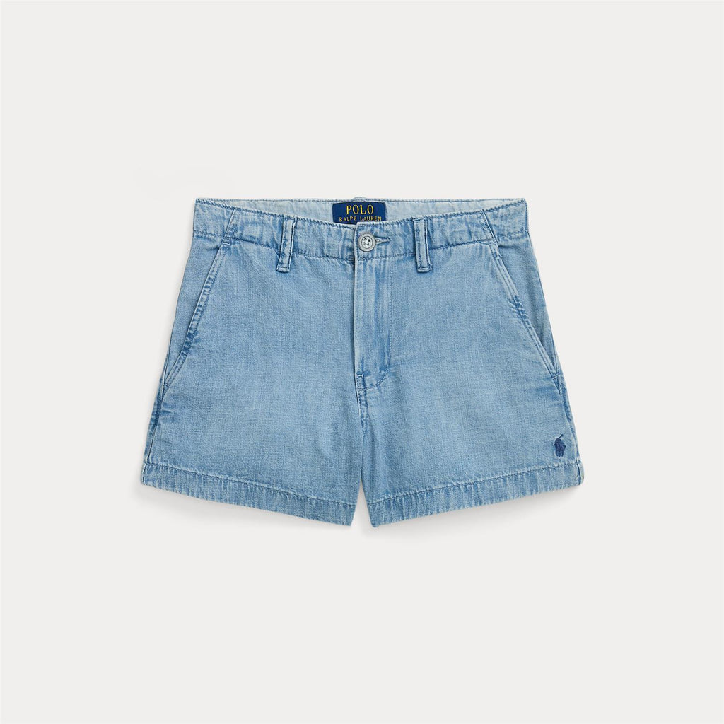 Cotton denim short-Shorts-Polo Ralph Lauren-Aandahls