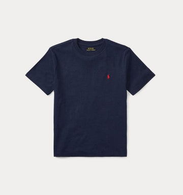 Cotton jersey crewneck tee-T-shirt-Polo Ralph Lauren-Aandahls