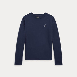 Cotton jersey long-sleeve tee-Genser-Polo Ralph Lauren-Aandahls