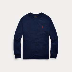 Cotton jersey long-sleeve tee-T-shirt-Polo Ralph Lauren-Aandahls