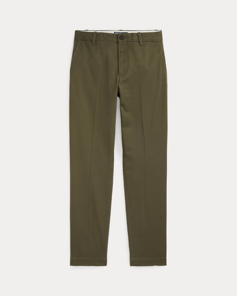 Cropped slim fit twill chino-Bukse-Polo Ralph Lauren-Aandahls