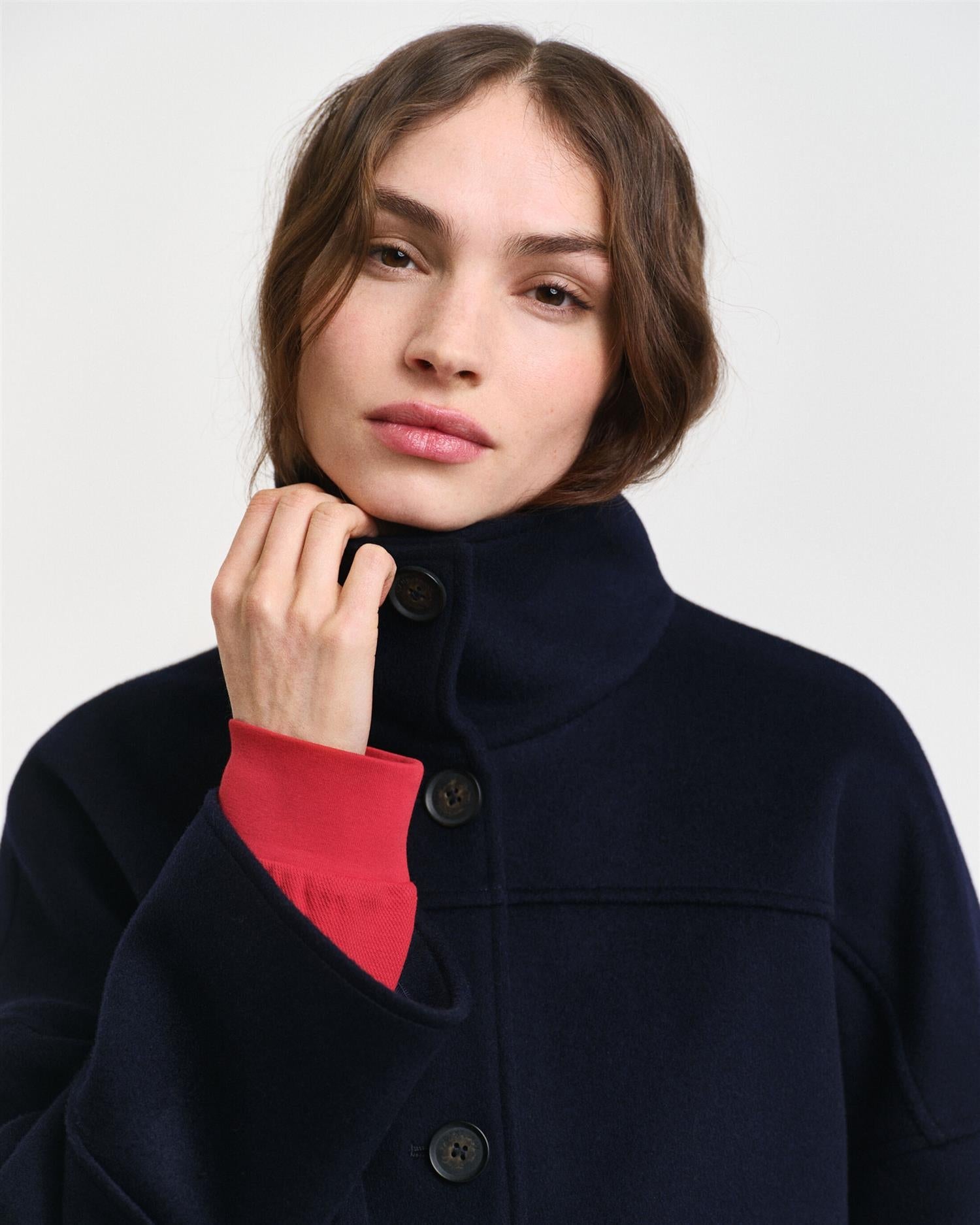 Cropped wool jacket-Yttertøy-Gant-Aandahls