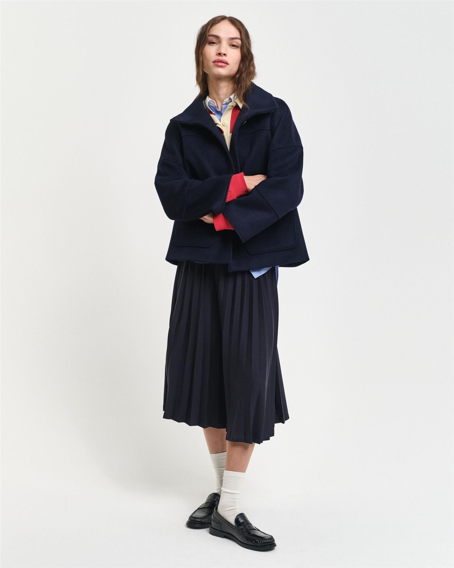 Cropped wool jacket-Yttertøy-Gant-Aandahls