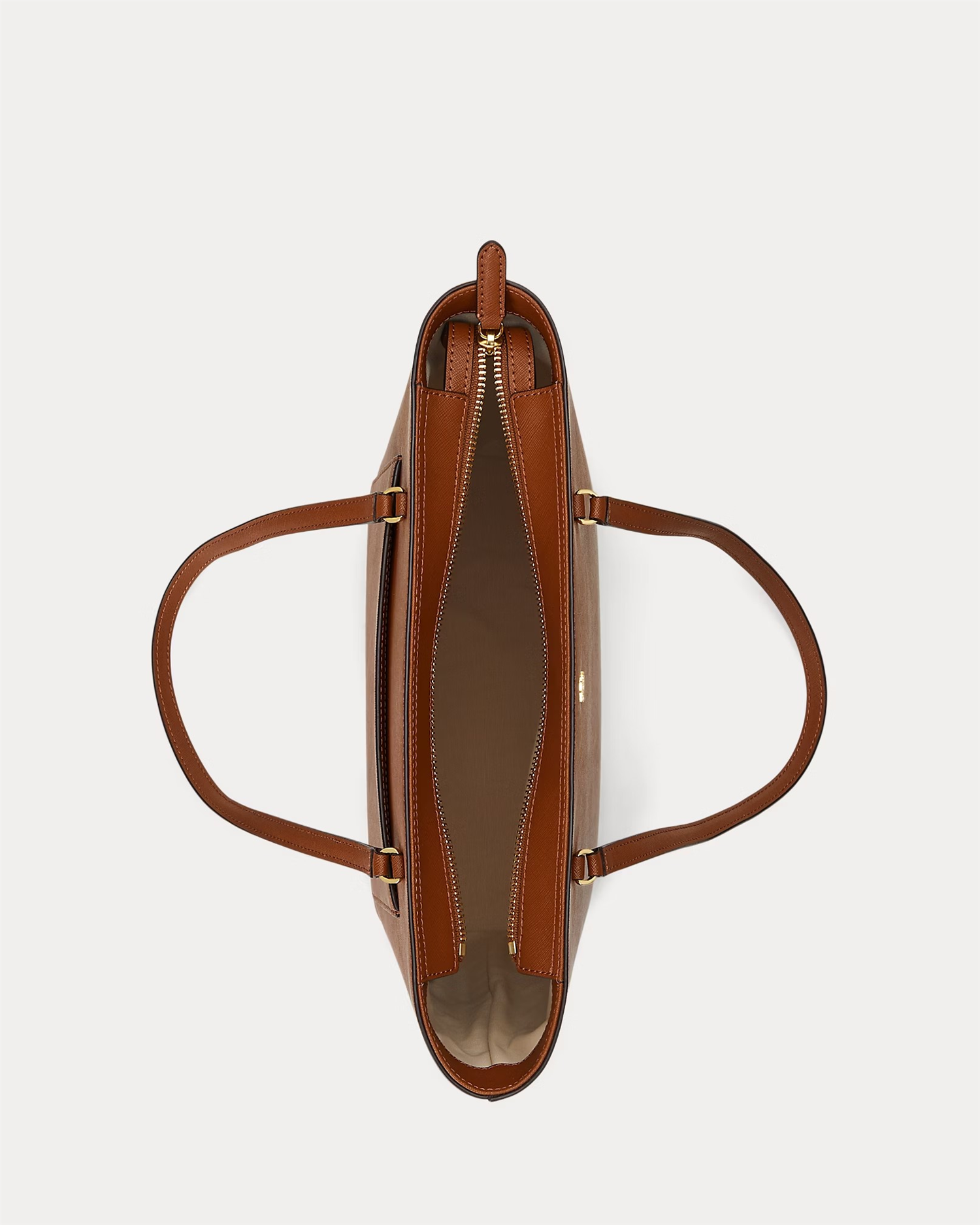 Crosshatch leather karly tote-Veske-Ralph Lauren-Aandahls