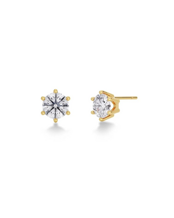 Crown Studs L Gold-Accessories-Edblad-Aandahls