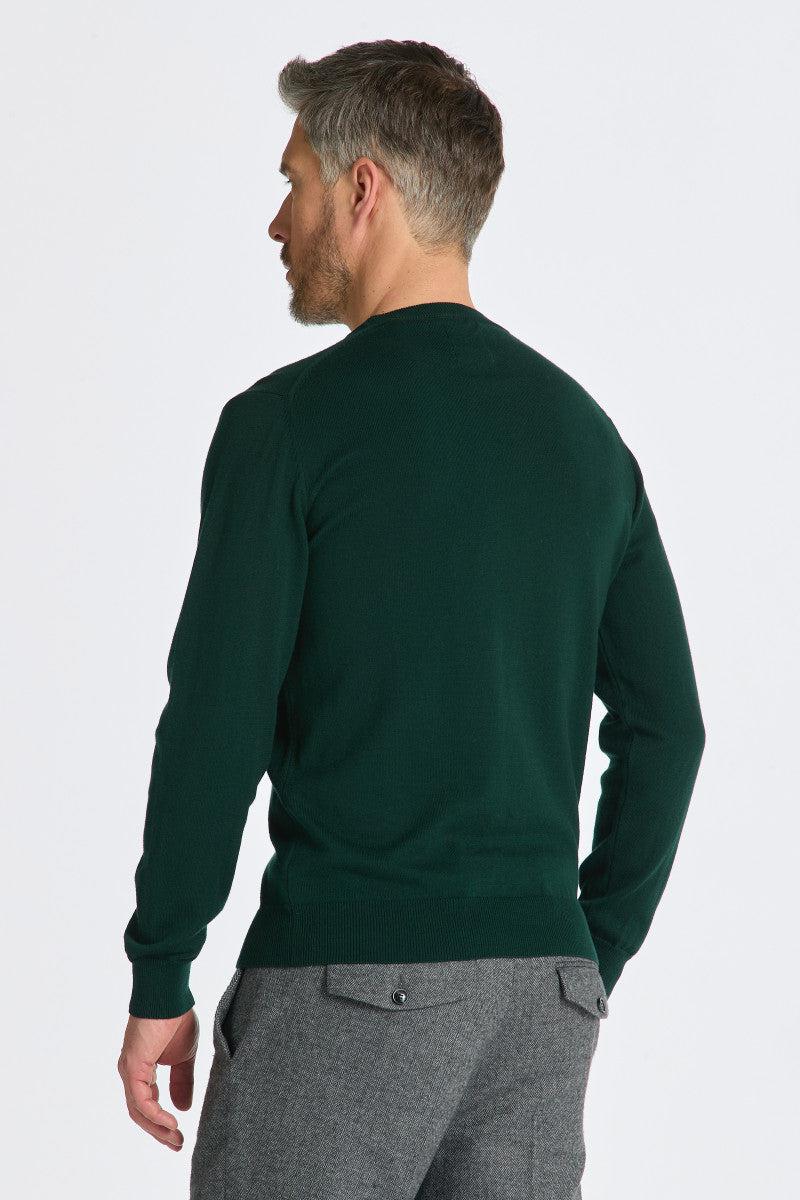 Ctn/Wo C-Neck-Strikk-Gant-Aandahls