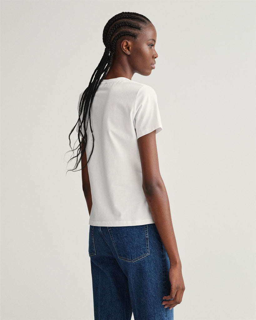 Ctn/ela SS top-T-shirt-Gant-Aandahls