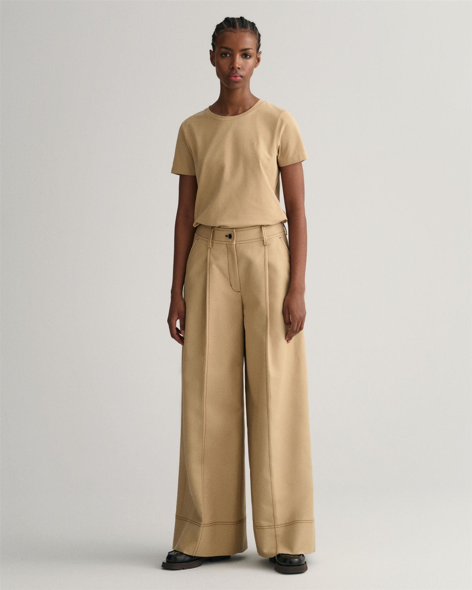 Ctn/ela SS top-T-shirt-Gant-Aandahls