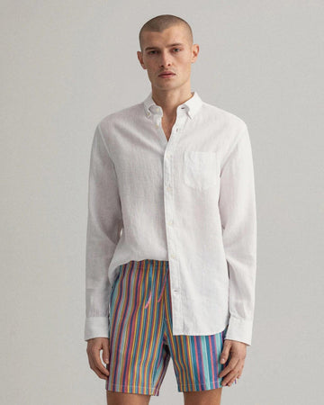 D2.REG LINEN SHIRT BD-Skjorter-Gant-Aandahls