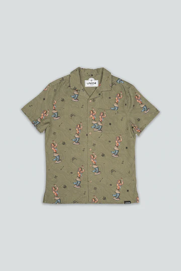 Dashboard hula short sleeve shirt-T-shirt-Lakor-Aandahls