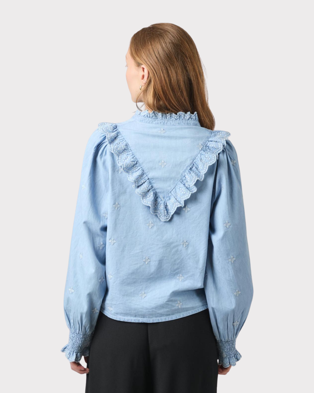 Degas Denim Blouse-Overdel-Neo Noir-Aandahls
