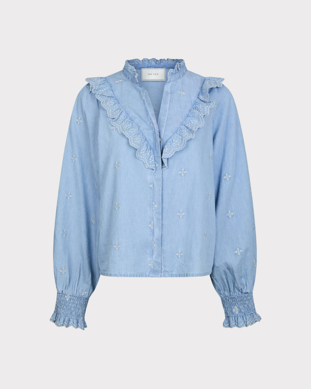Degas Denim Blouse-Overdel-Neo Noir-Aandahls