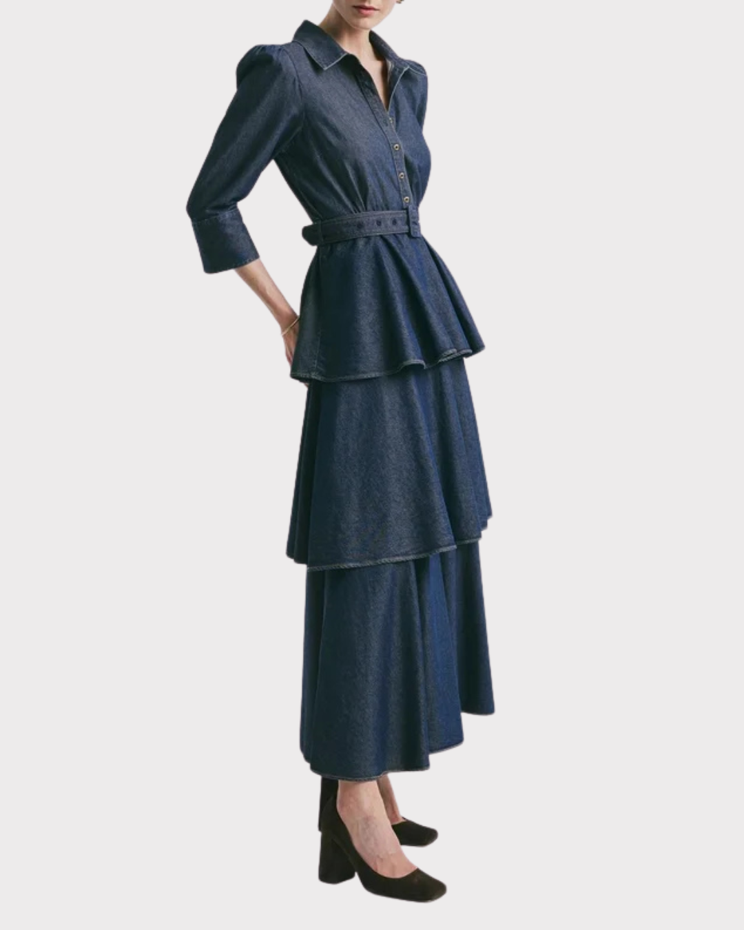 Denim Shirt Dress-Kjole-ByTimo-Aandahls