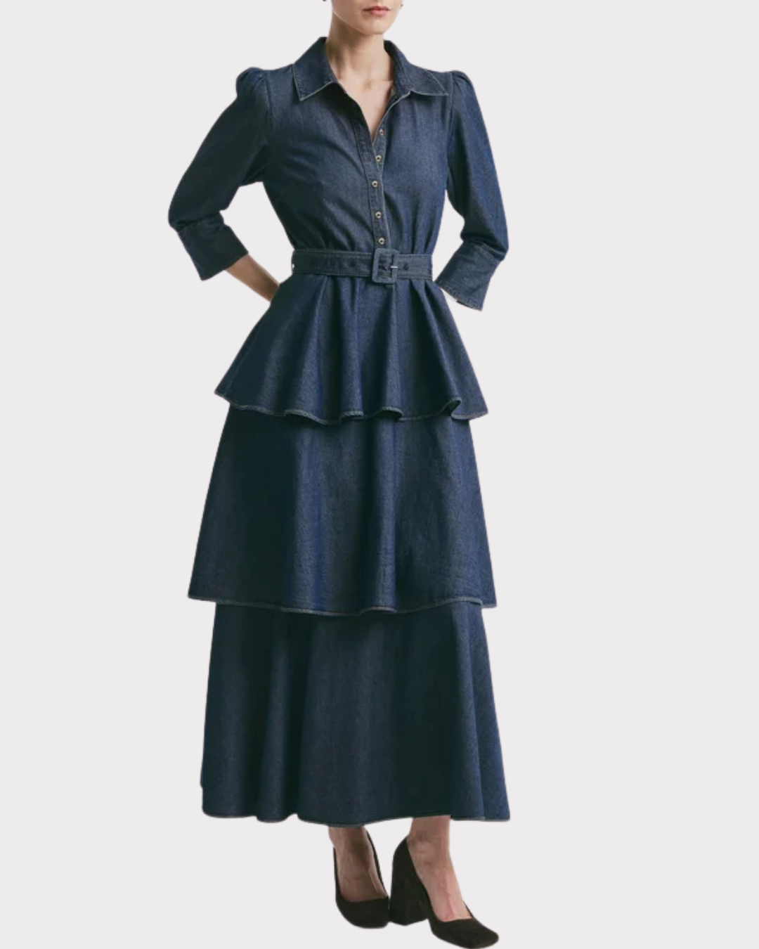 Denim Shirt Dress-Kjole-ByTimo-Aandahls