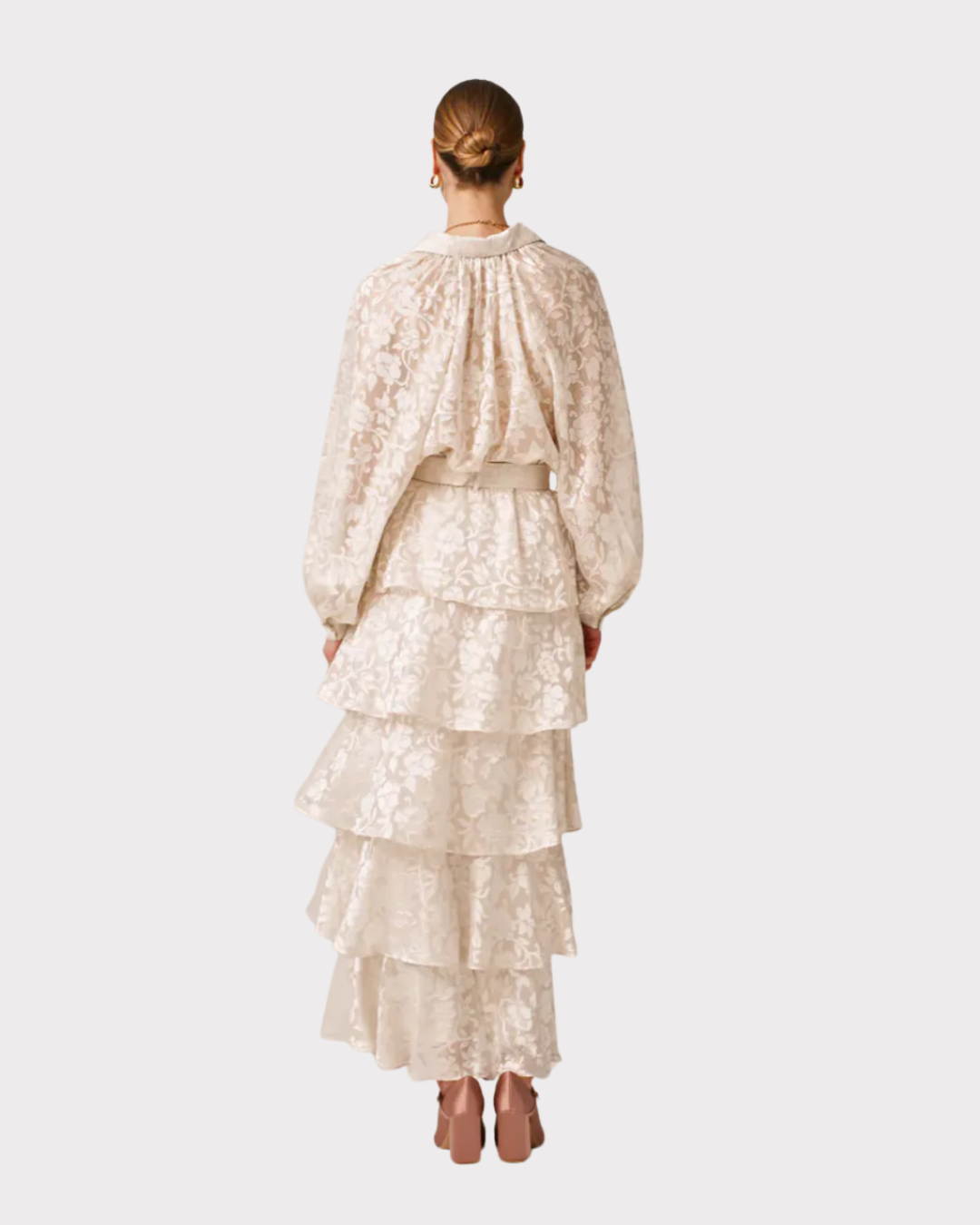 Devore Maxi Skirt-Skjørt-ByTimo-Aandahls
