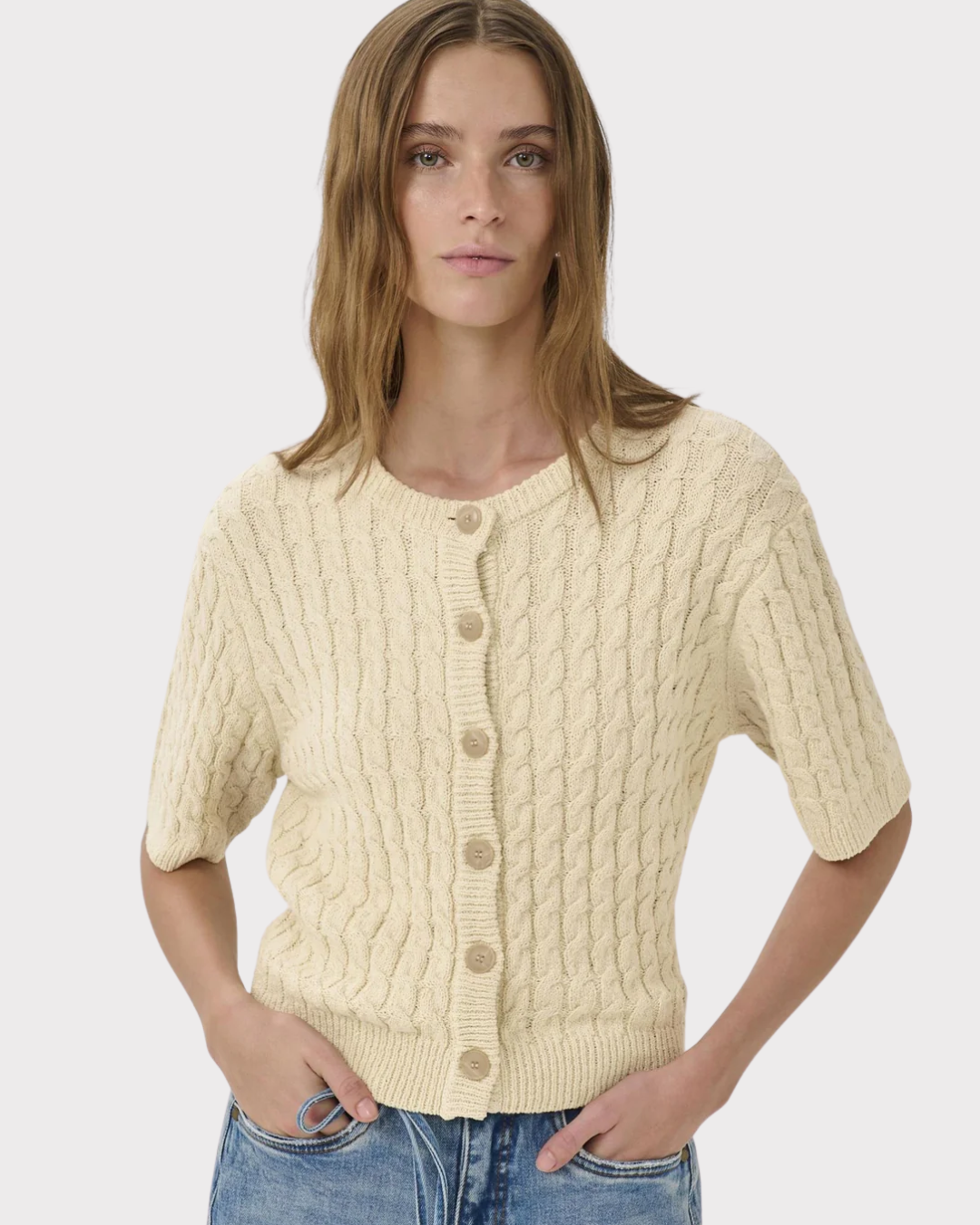 Divamw Knit Cardigan-Genser-My Essential Wardrobe-Aandahls