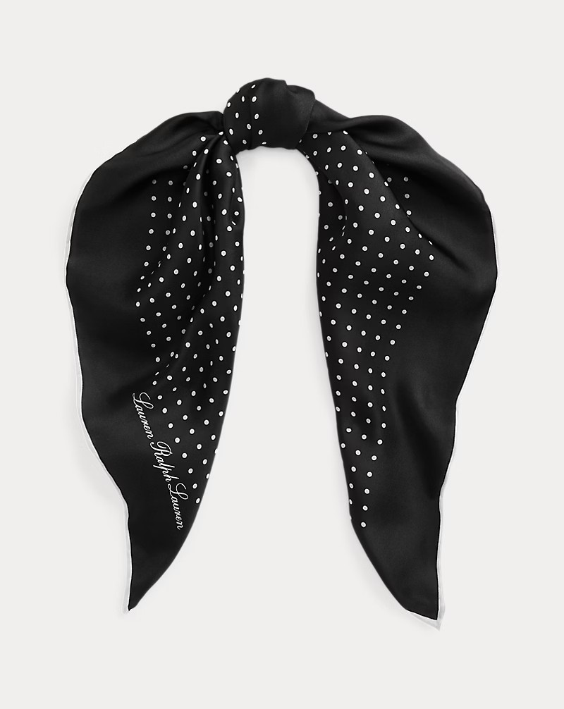 Dot square scarf-Skjerf-Ralph Lauren-Aandahls