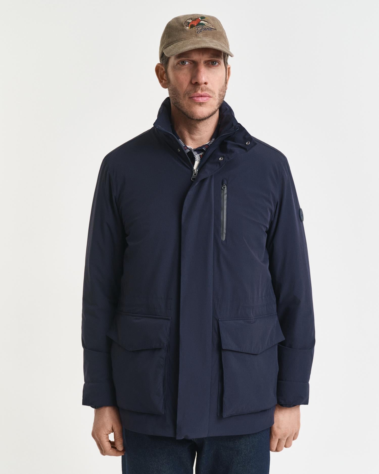 Double Mid Length Jacket-Yttertøy-Gant-Aandahls