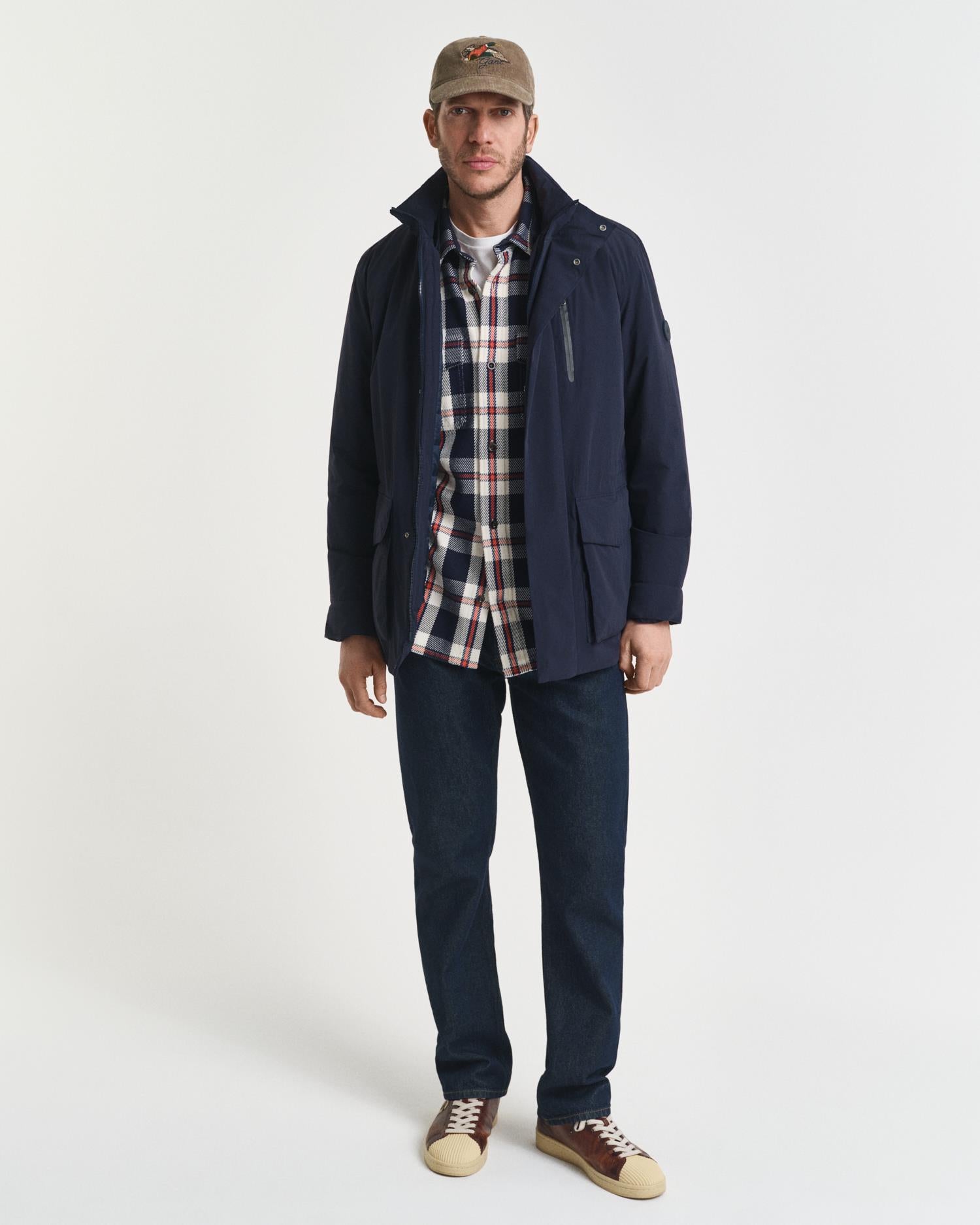 Double Mid Length Jacket-Yttertøy-Gant-Aandahls