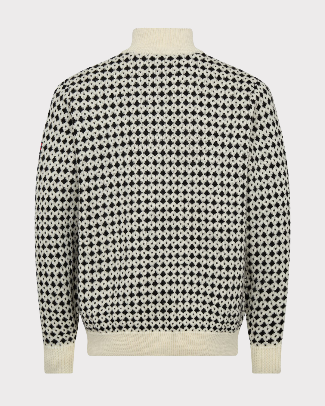 Dovre Knitted Zip Pullover.-Genser-Dovre-Aandahls