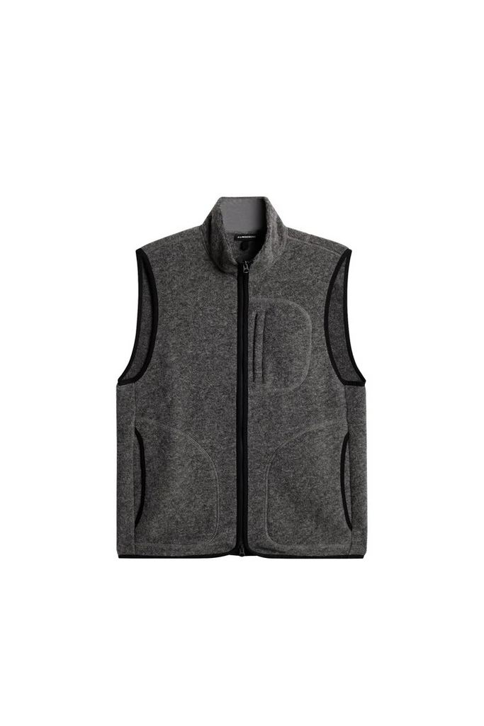 Duncan wool fleece vest-Vest-J.Lindeberg-Aandahls