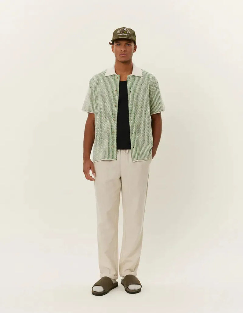 Easton Knitted SS Shirt-Skjorte-Les Deux-Aandahls
