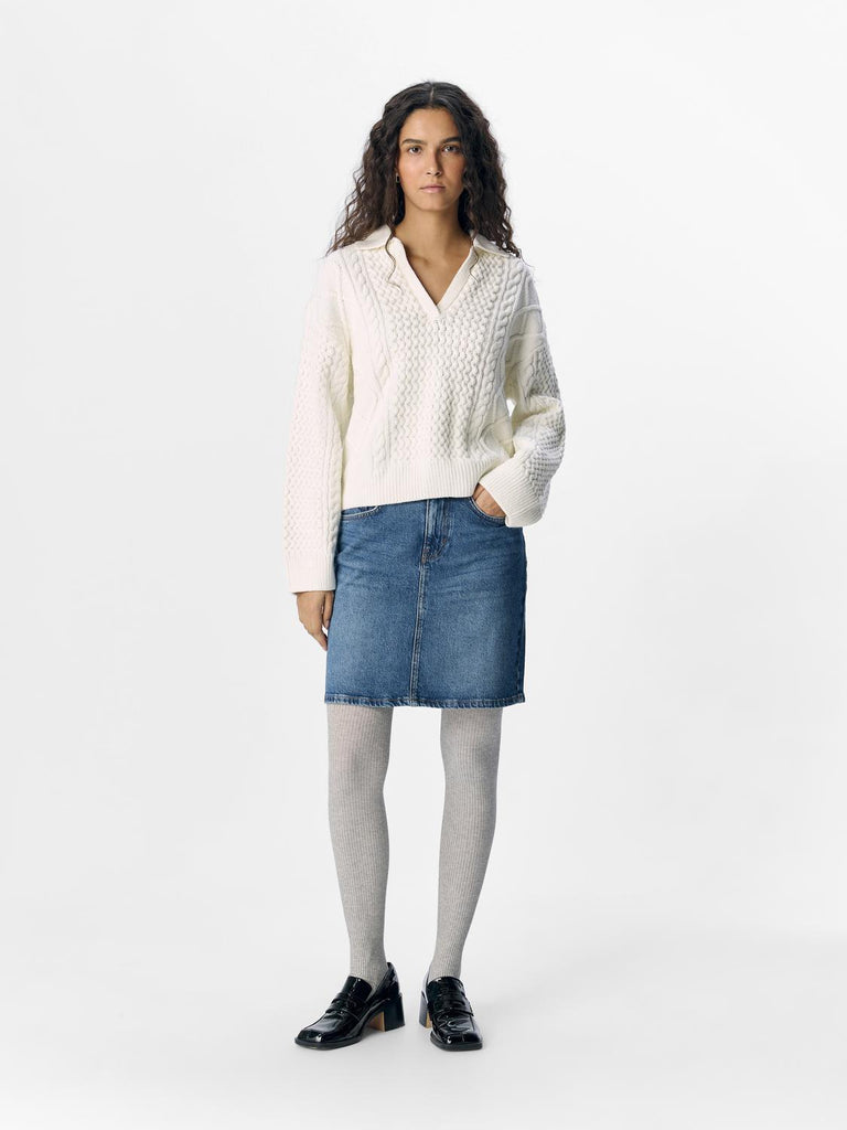 Ellen short denim skirt-Skjørt-Object Collectors Item-Aandahls