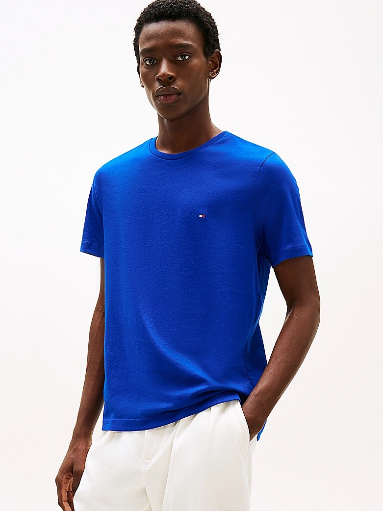 Ess Seasonal Reg. Fit Solid Tee-T-shirt-Tommy Hilfiger-Aandahls