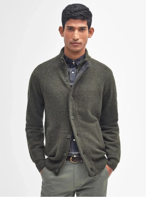 Essential Patch Zip Thru-Cardigan-Barbour-Aandahls