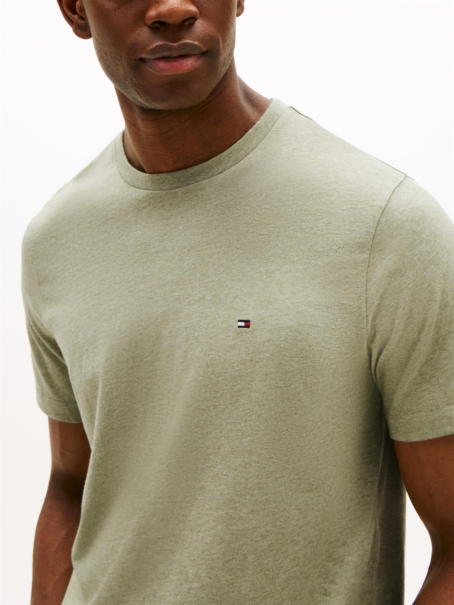 Essential Reg Fit Heather Tee-T-shirt-Tommy Hilfiger-Aandahls