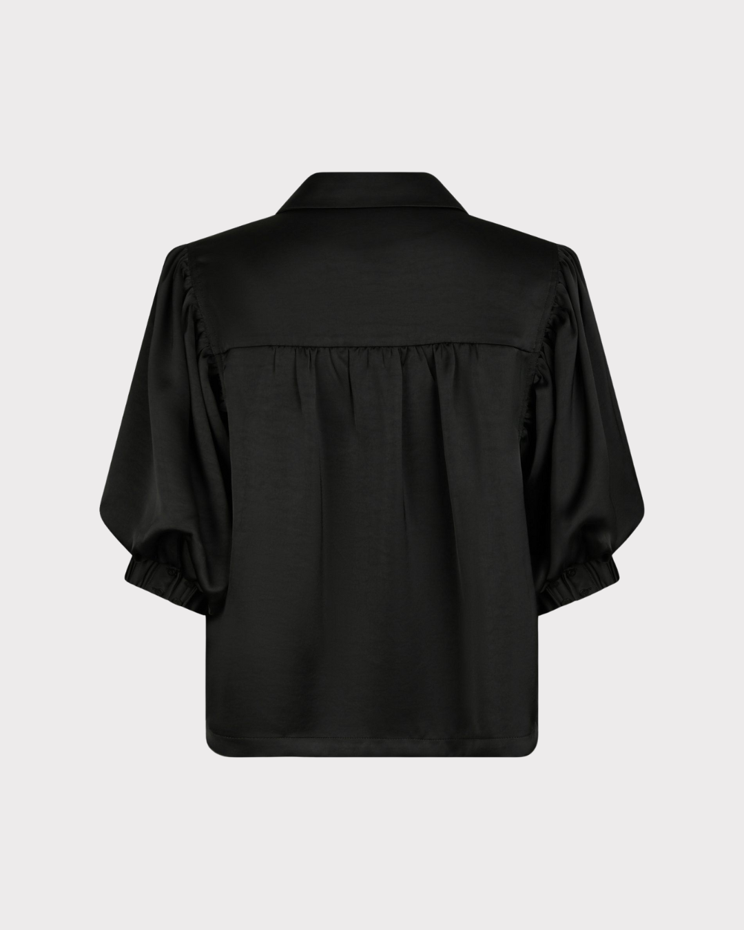 Etta Heavy Sateen Shirt-Overdel-Neo Noir-Aandahls