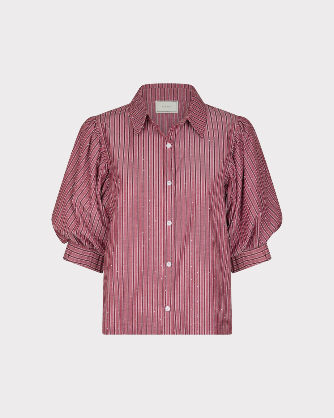 Etta Soft Stripe Stone-Overdel-Neo Noir-Aandahls