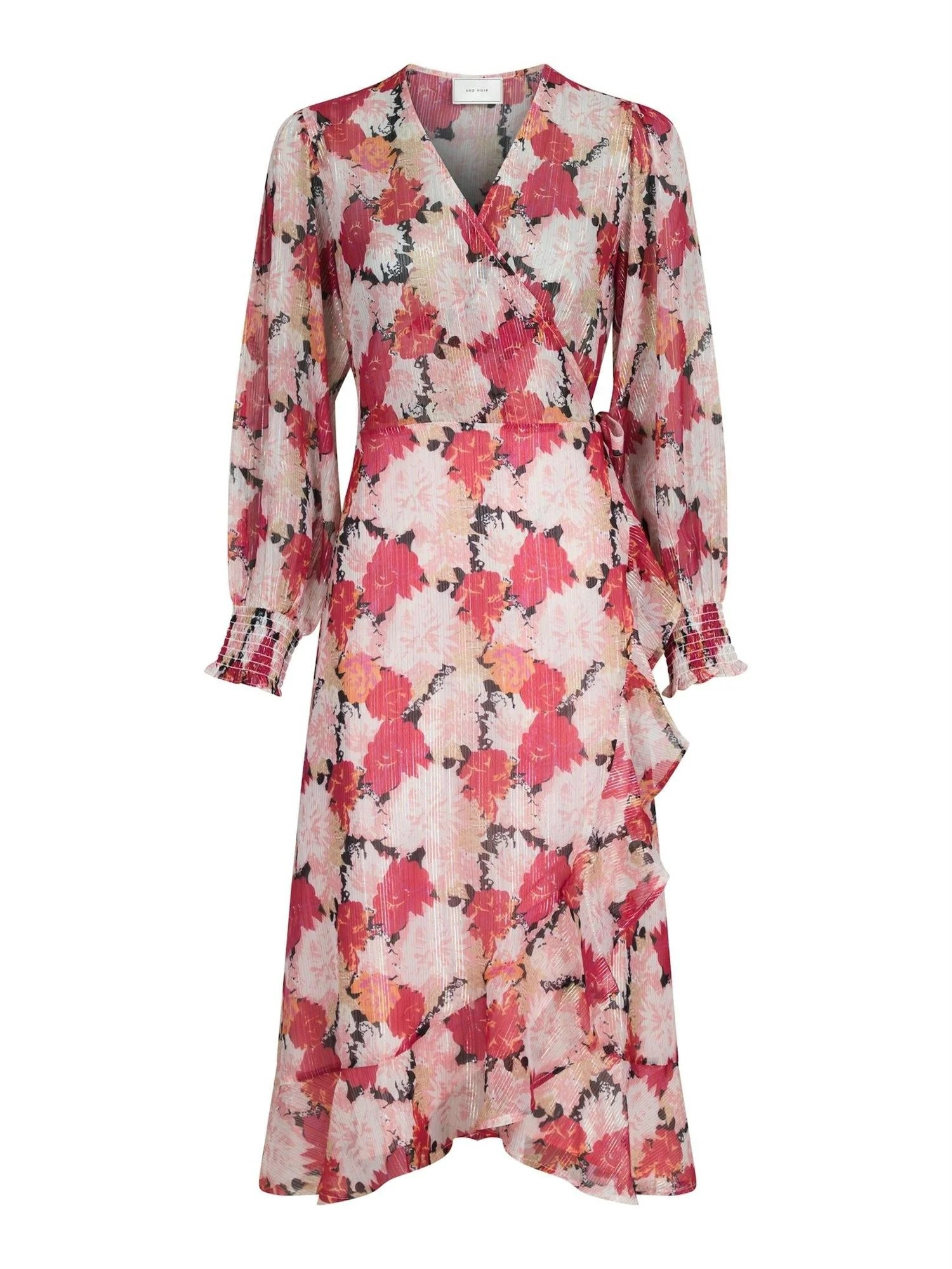 Eva Maxi Flower Dress-Kjole-Neo Noir-Aandahls