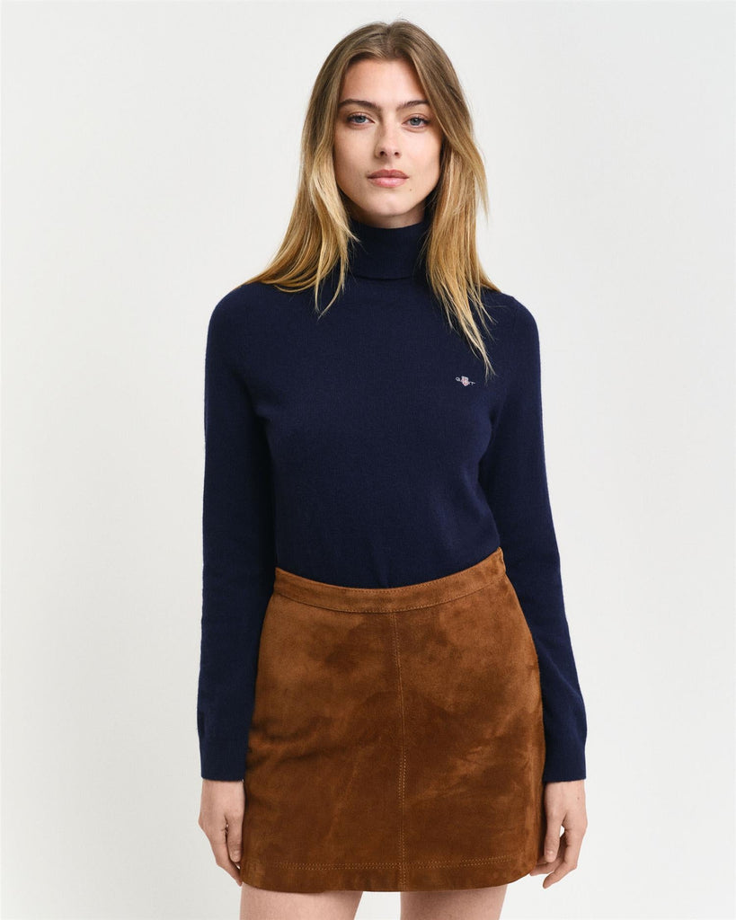 Extrafine lambswool rollneck-Genser-Gant-Aandahls