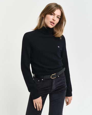 Extrafine lambswool rollneck-Genser-Gant-Aandahls