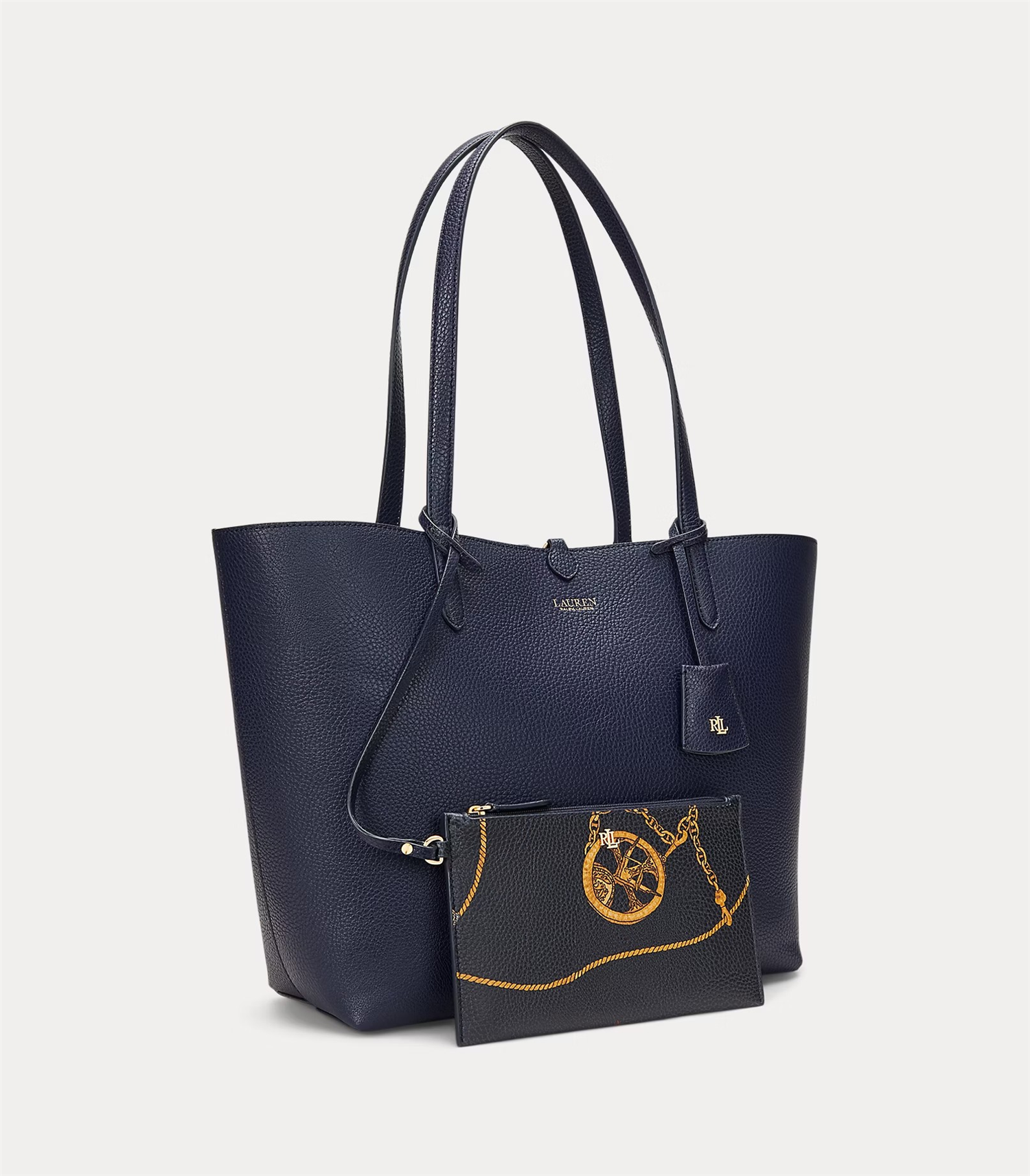 Faux-leather reversible bag-Veske-Ralph Lauren-Aandahls