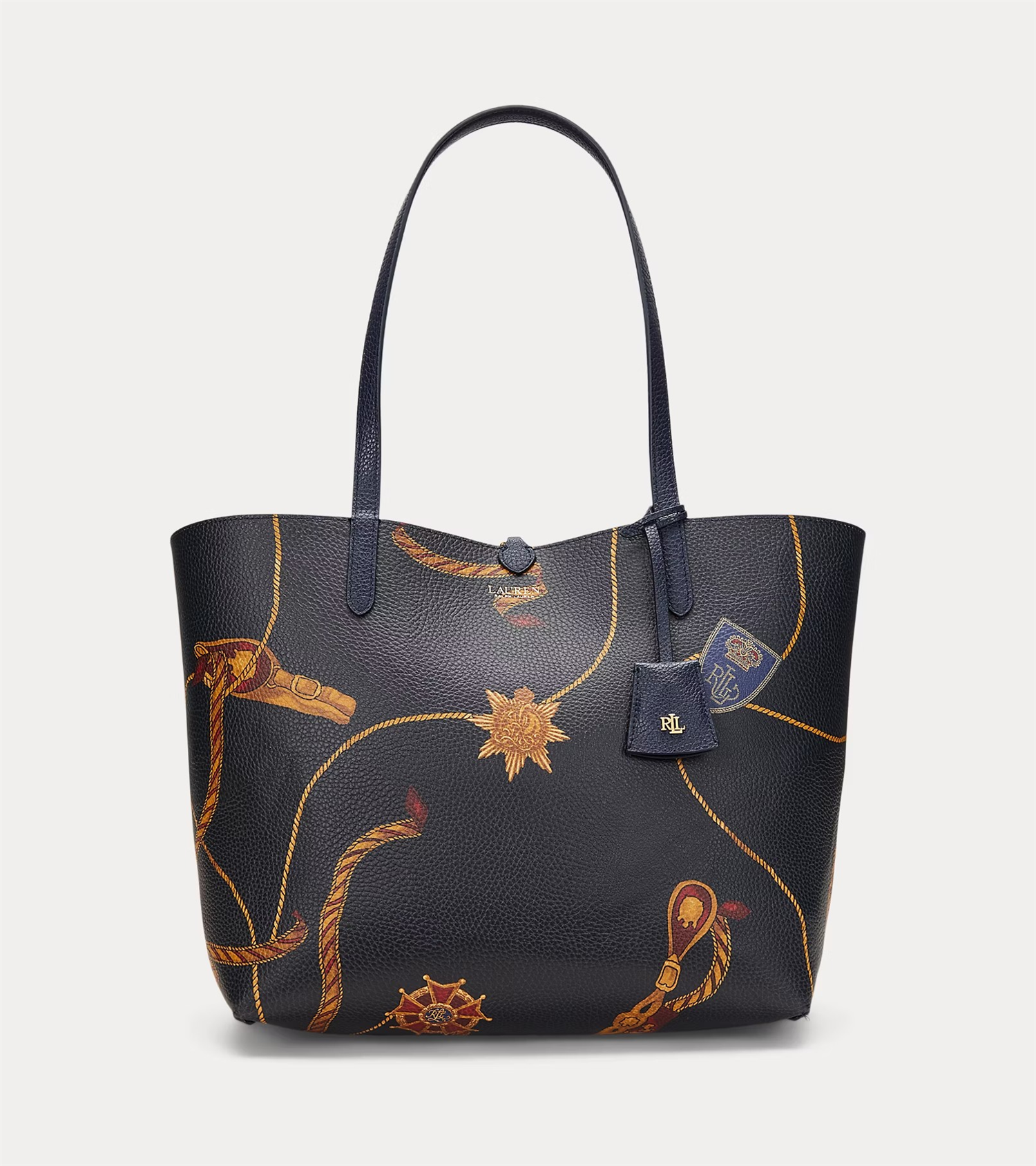 Faux-leather reversible bag-Veske-Ralph Lauren-Aandahls