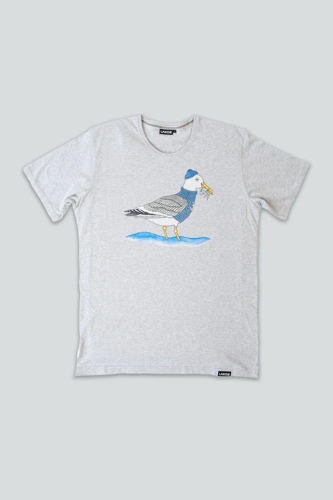 Fishing Seagull-T-shirt-Lakor-Aandahls