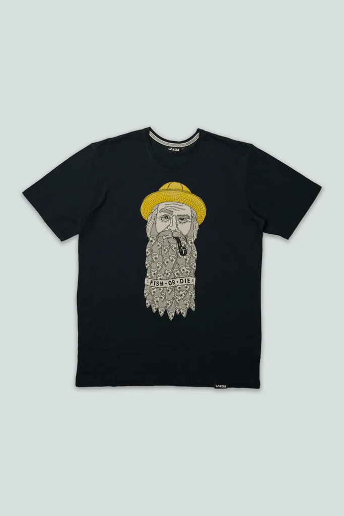 Fishy beard t-shirt-T-shirt-Lakor-Aandahls