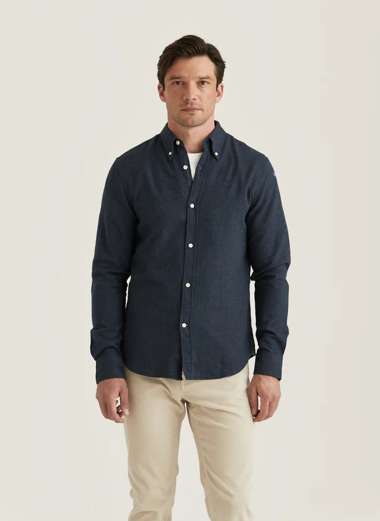 Flannel Donegal Shirt-Slim Fit-Skjorter-Morris-Aandahls