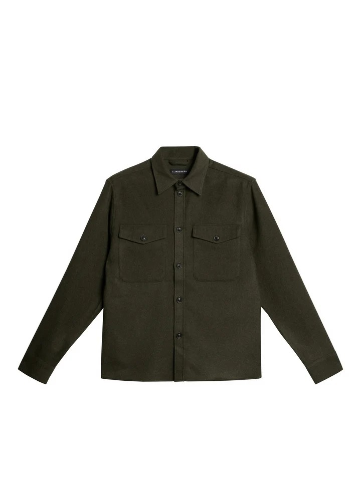 Flat wool overshirt-Skjorte-J.Lindeberg-Aandahls