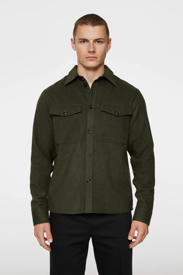 Flat wool overshirt-Skjorte-J.Lindeberg-Aandahls