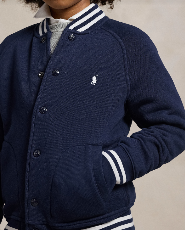 Fleece Baseball Jacket-Yttertøy-Polo Ralph Lauren-Aandahls