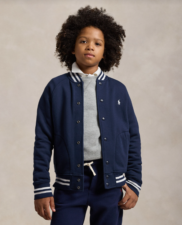 Fleece Baseball Jacket-Yttertøy-Polo Ralph Lauren-Aandahls