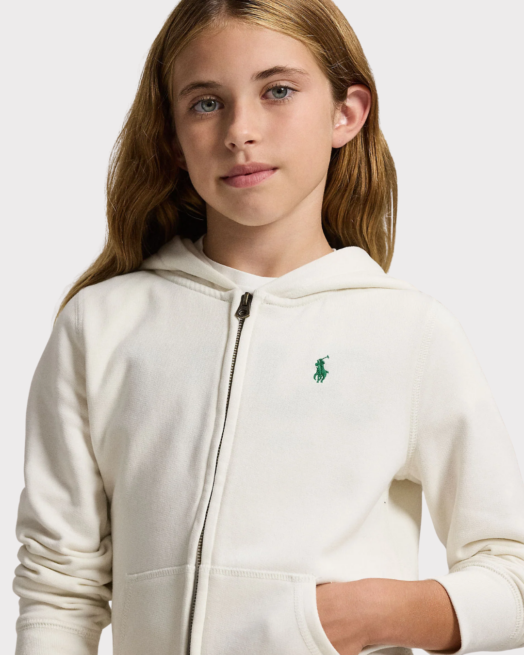 Fleece full-zip hoodie-Genser-Polo Ralph Lauren-Aandahls