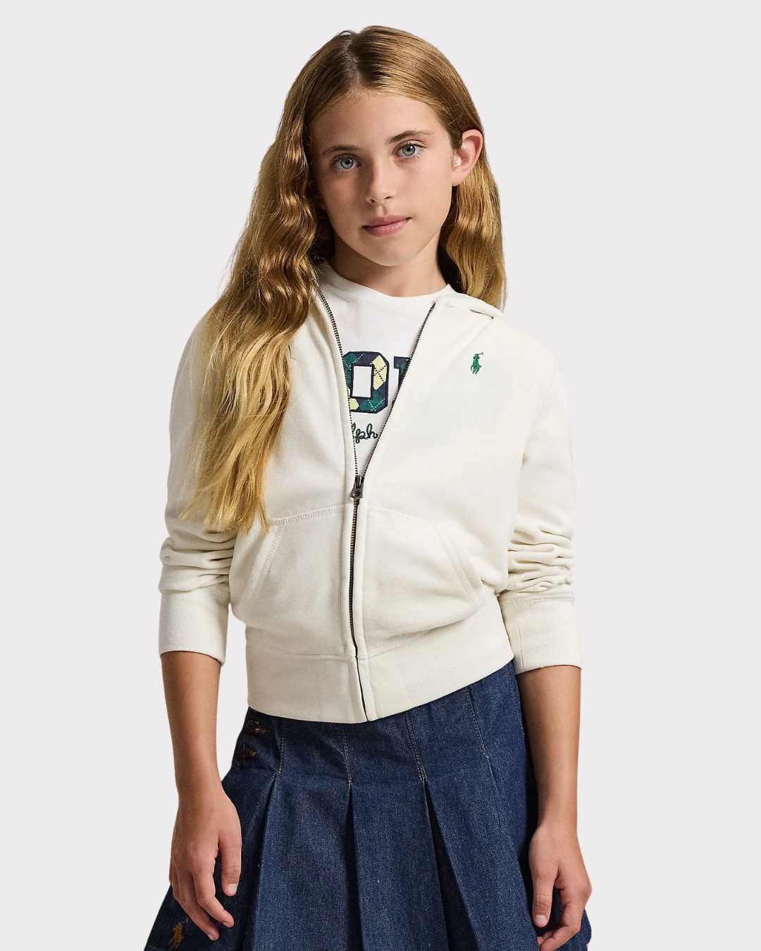 Fleece full-zip hoodie-Genser-Polo Ralph Lauren-Aandahls