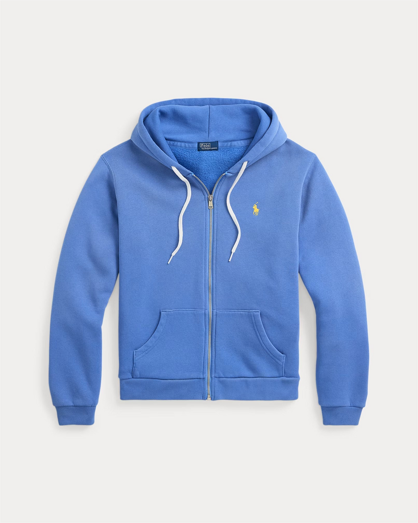 Fleece full-zip hoodie-Hood-Polo Ralph Lauren-Aandahls