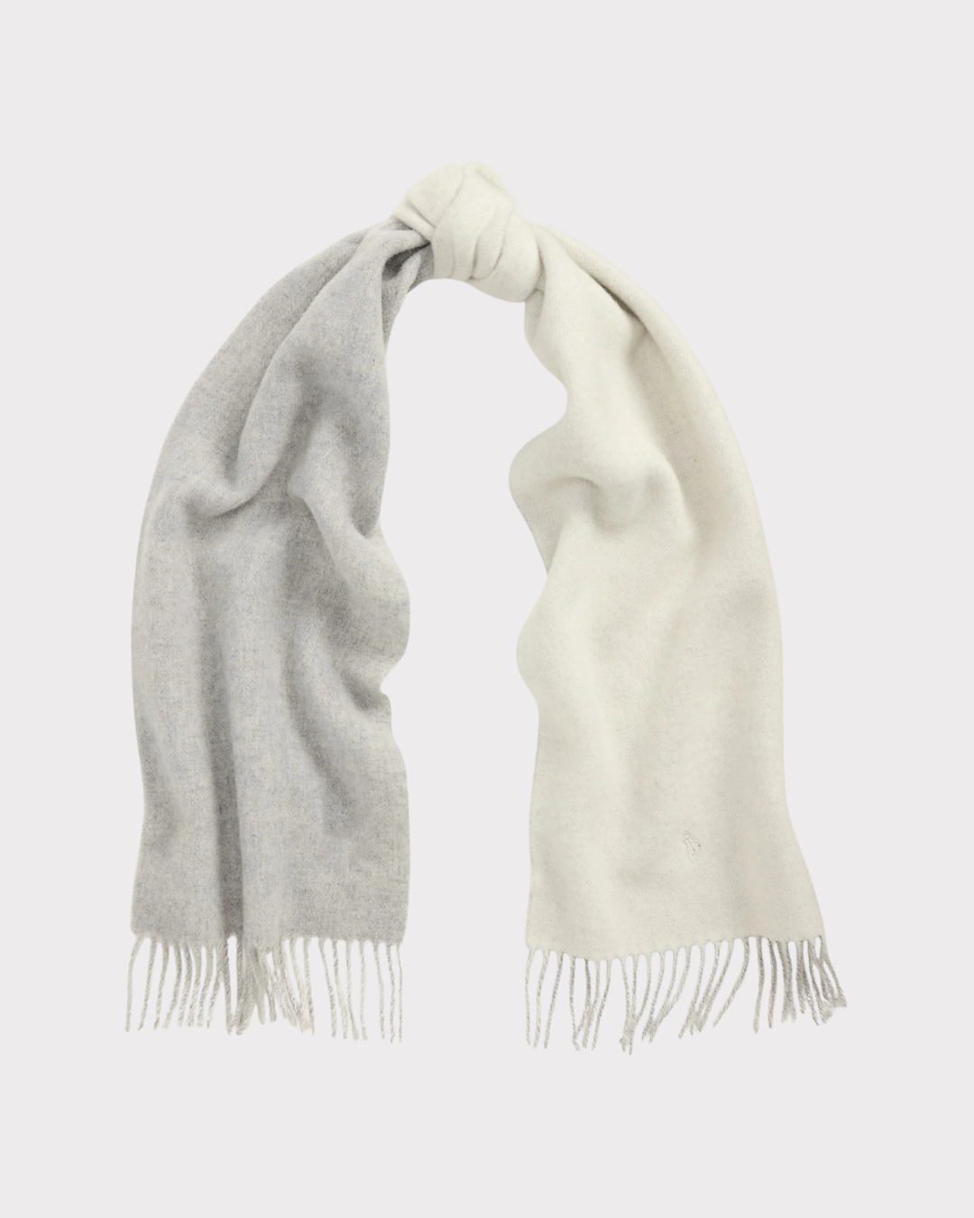 Fringe trim wool scarf-Skjerf-Polo Ralph Lauren-Aandahls