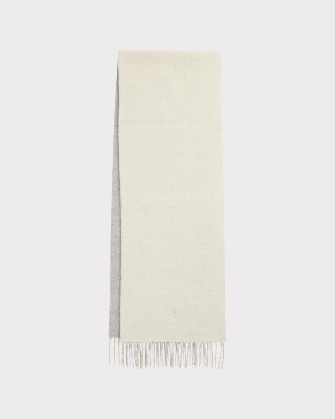Fringe trim wool scarf-Skjerf-Polo Ralph Lauren-Aandahls