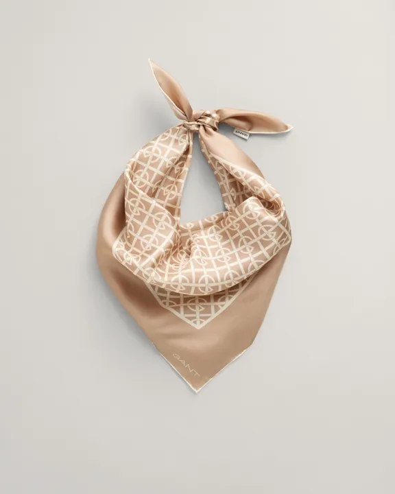 G pattern silk scarf-Accessories-Gant-Aandahls